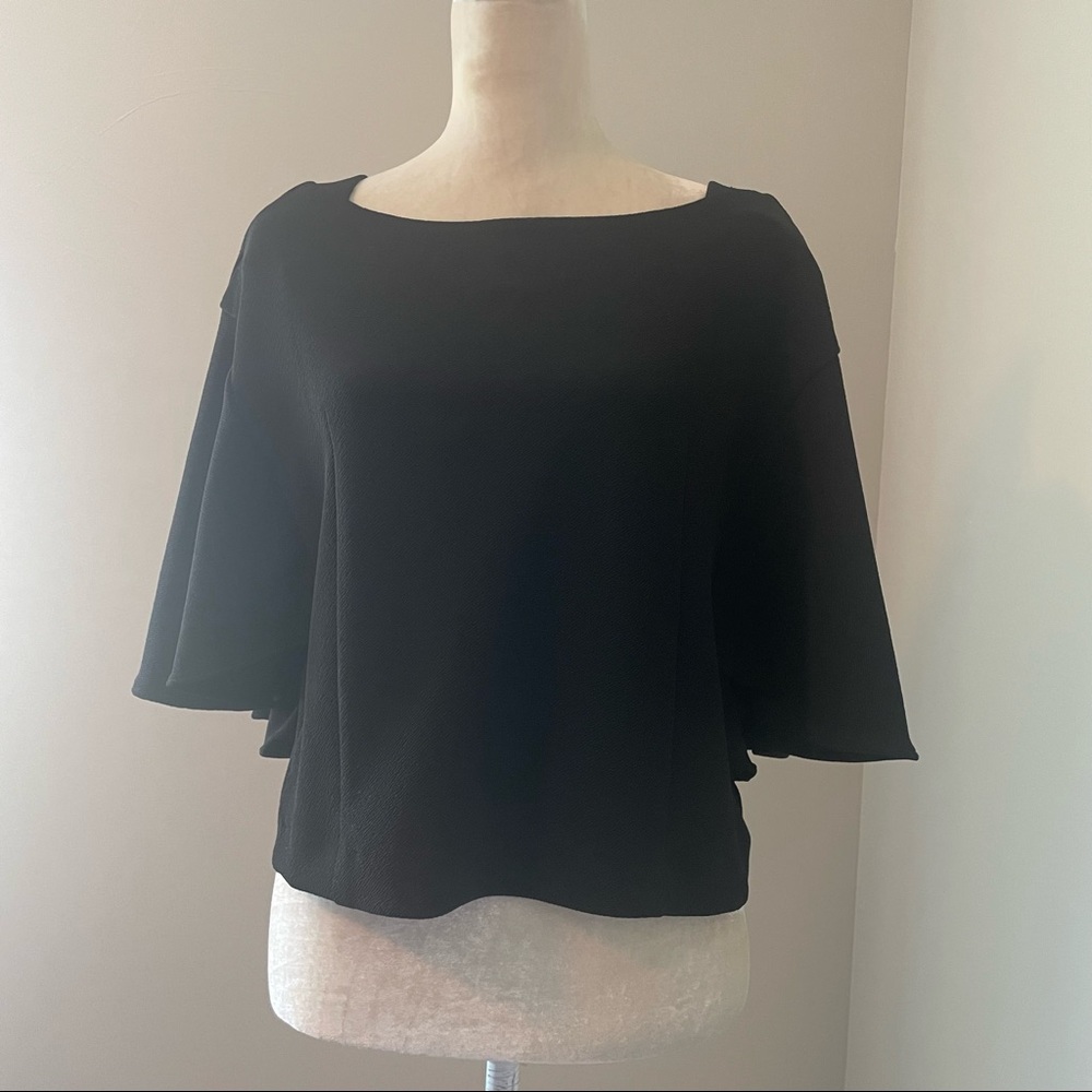 Black Anthropologie Knit blouse by  Eri + Ali. - Picture 2 of 6